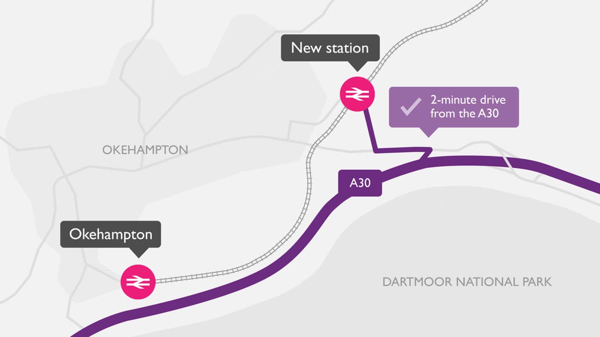 Government allocates £13.5 million for new Okehampton rail station